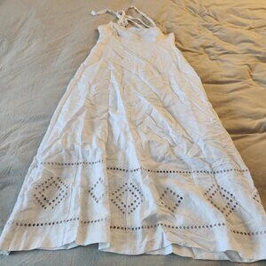 Madewell Size 2 Linen White Sundress